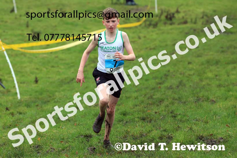 Boys under-15s 2023 NECAA Cross Country Relays, Thornley Hall Farm, Peterlee, County Durham. Photo: David T. Hewitson/Sports for All Pics